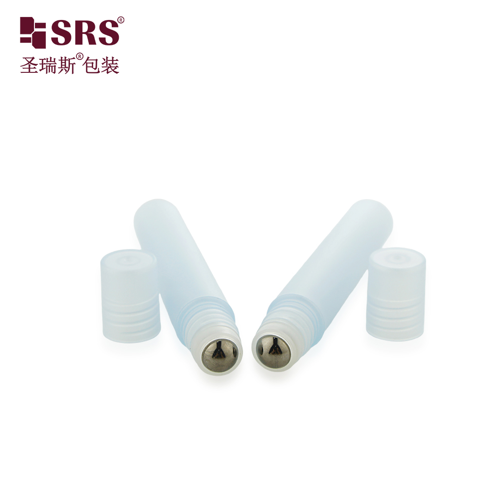 Fast Delivery 8ml Translucent Frosted No Leakage PP Roll on Bottle for Eye Serum