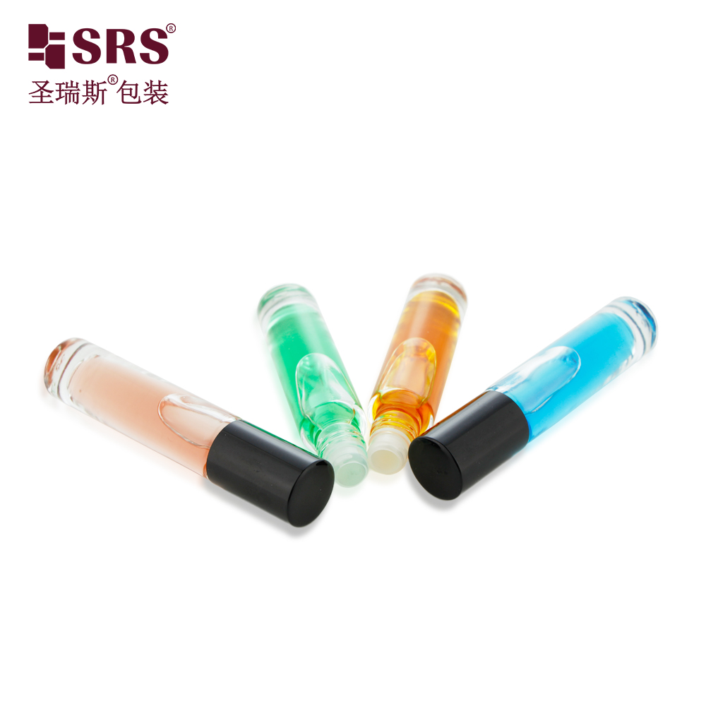 High Quality metal Roller Ball 5ml Glass Roll On Bottles for Essential Oils