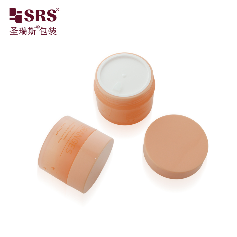 OEM ODM Sustainable Double Wall PP Cosmetic Jar Leakproof Packaging for Beauty Brands