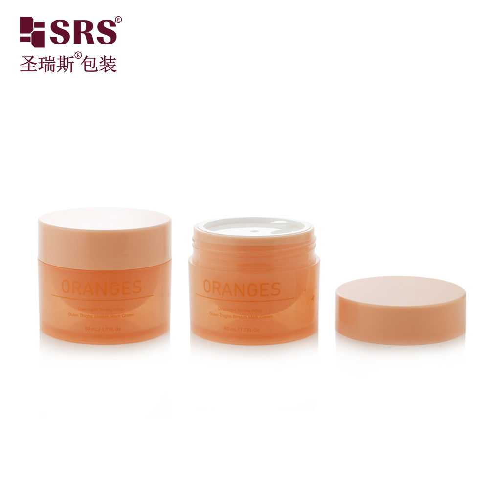 OEM ODM Sustainable Double Wall PP Cosmetic Jar Leakproof Packaging for Beauty Brands