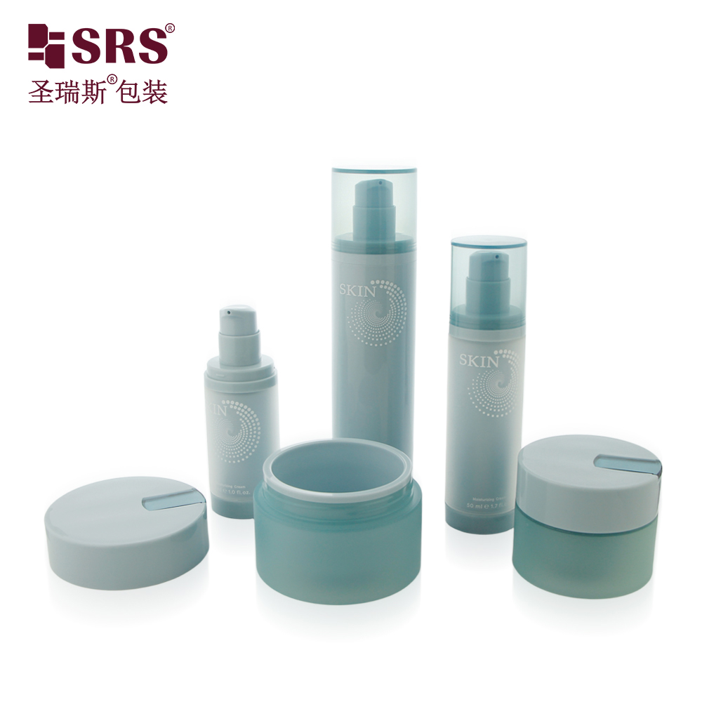 50g Empty Cosmetic PP PCR Sustainable Jar Set with Cap Matching Spoon