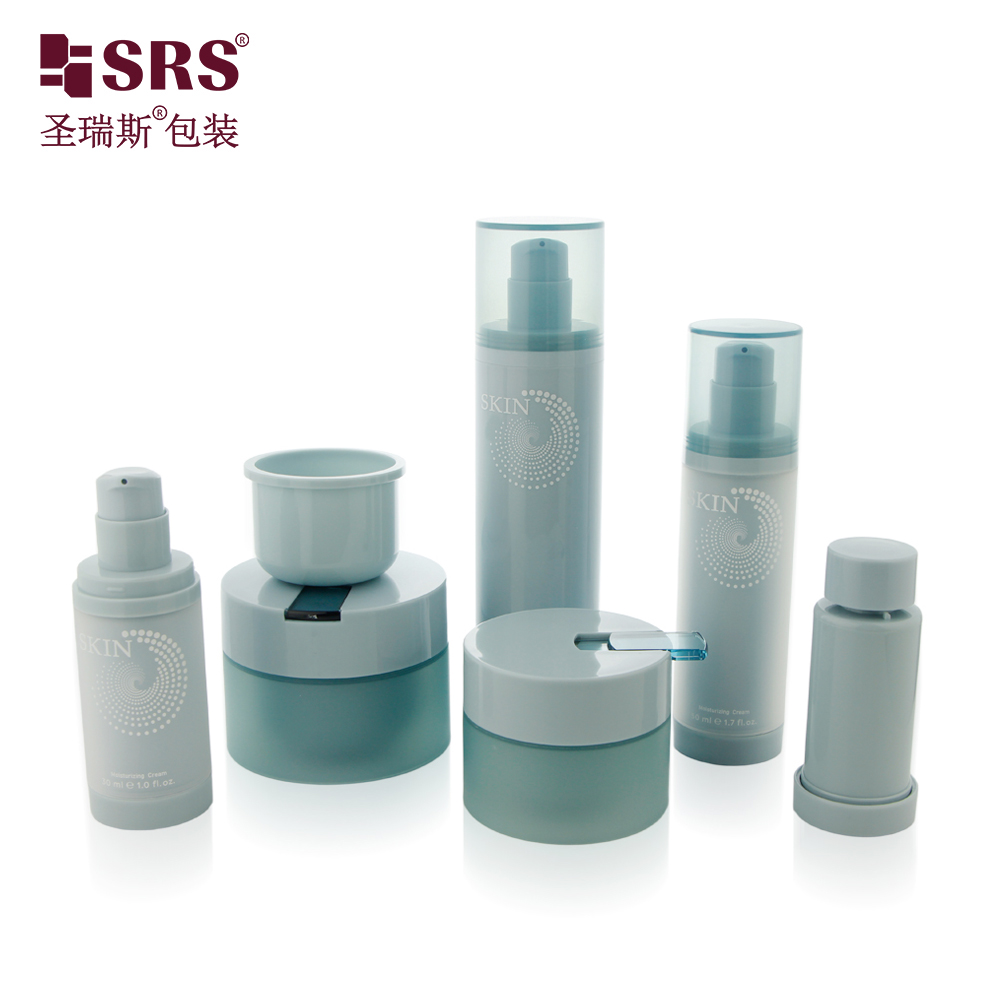 50g Empty Cosmetic PP PCR Sustainable Jar Set with Cap Matching Spoon