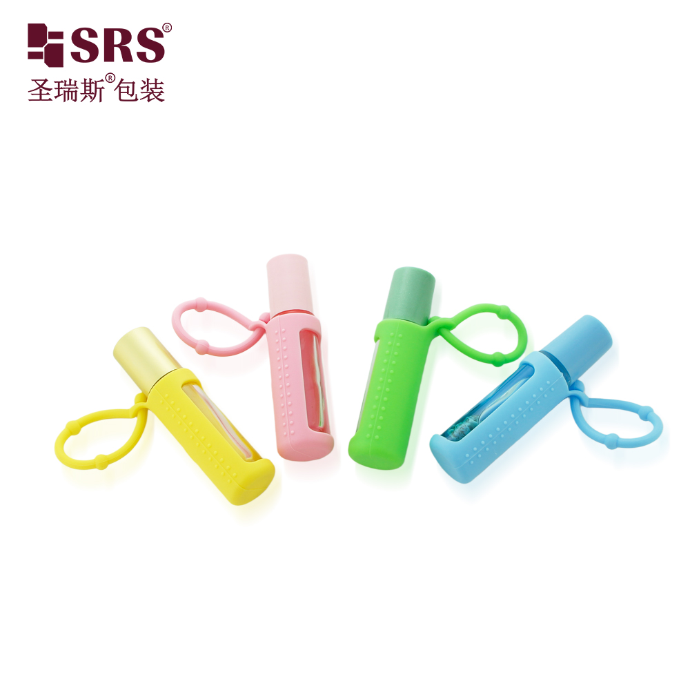 10ML Leak-Proof Portable Molded Clear Glass Roller Bottle for Essential Oil Cosmetic Packaging