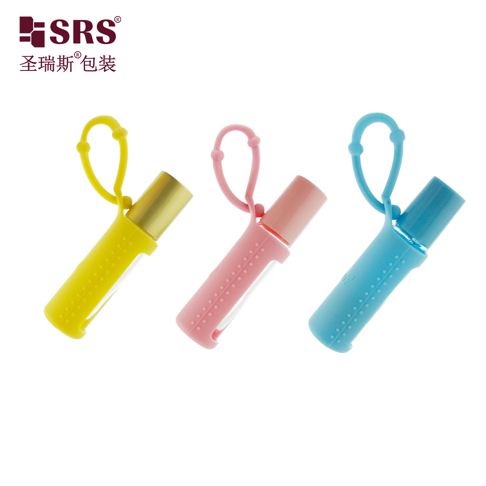 10ML Leak-Proof Portable Molded Clear Glass Roller Bottle for Essential Oil Cosmetic Packaging