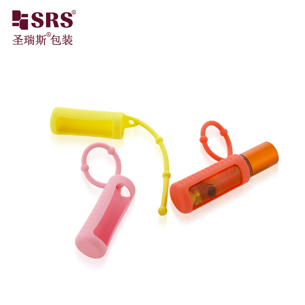 10ML Leak-Proof Portable Molded Clear Glass Roller Bottle for Essential Oil Cosmetic Packaging