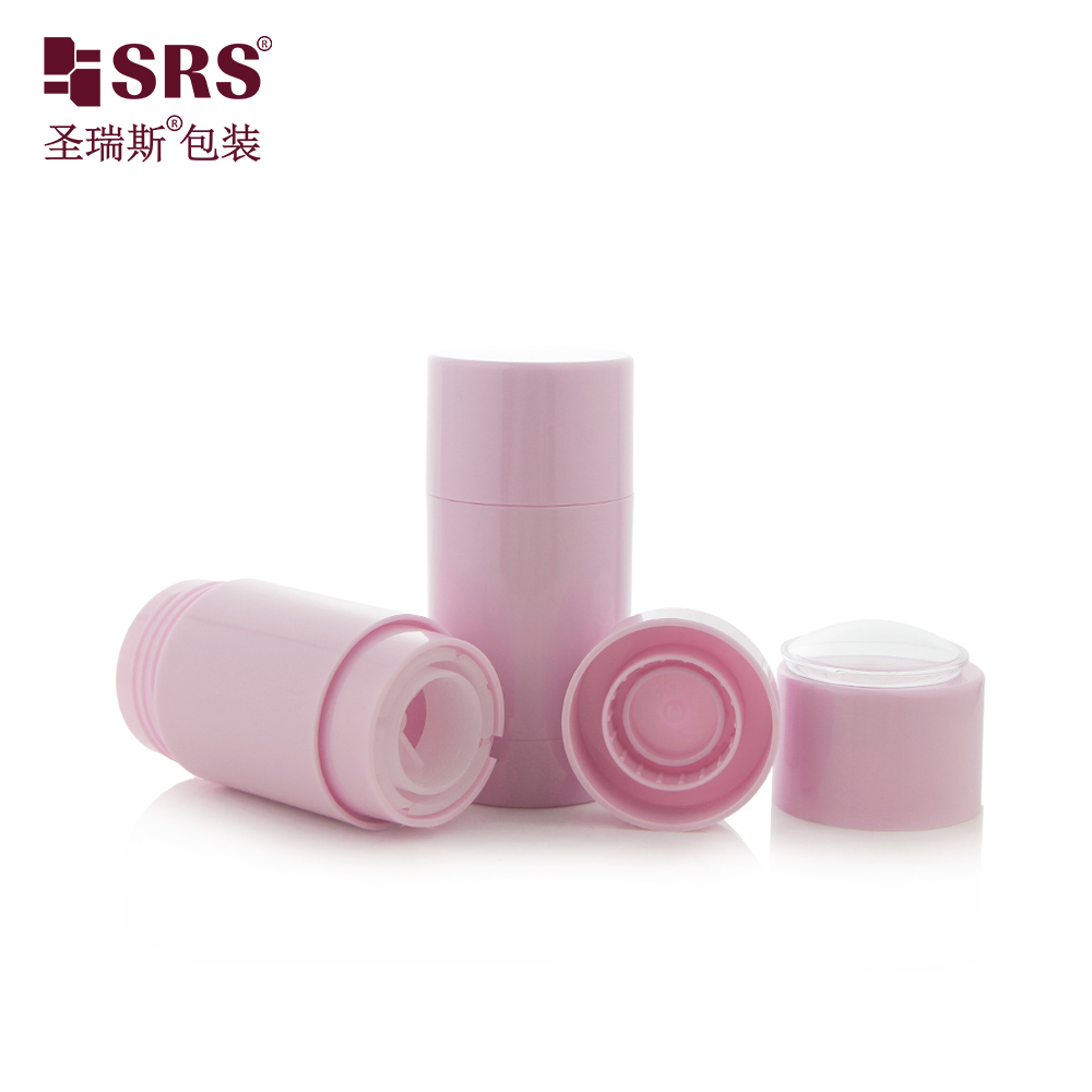 Customize Pretty Pink Empty AS Glossy Deodorant Stick Packaging