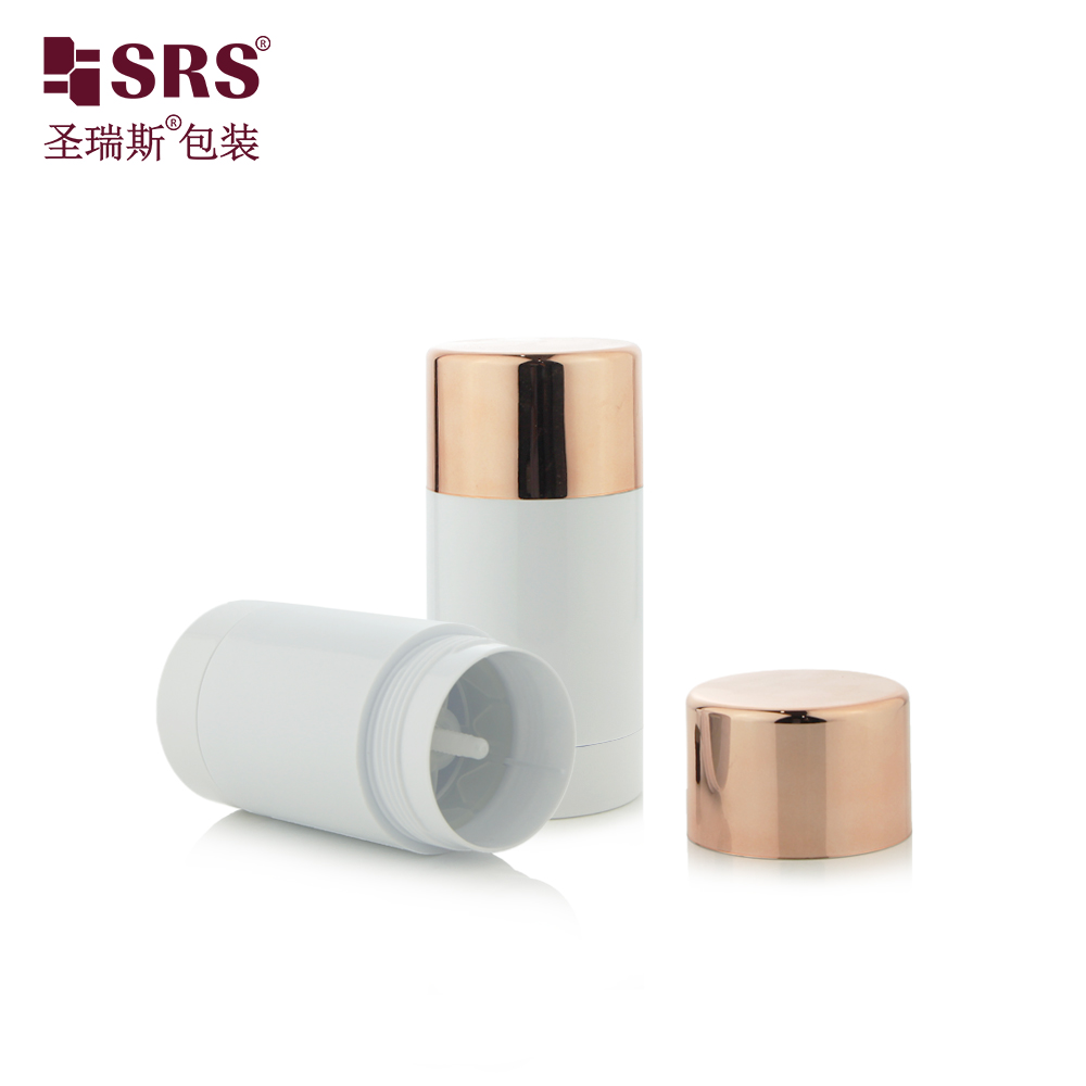 Customize Pretty Pink Empty AS Glossy Deodorant Stick Packaging