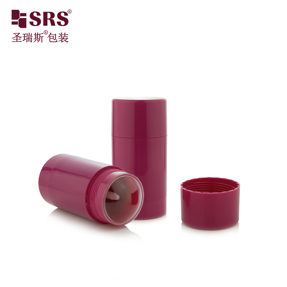 Customize Pretty Pink Empty AS Glossy Deodorant Stick Packaging