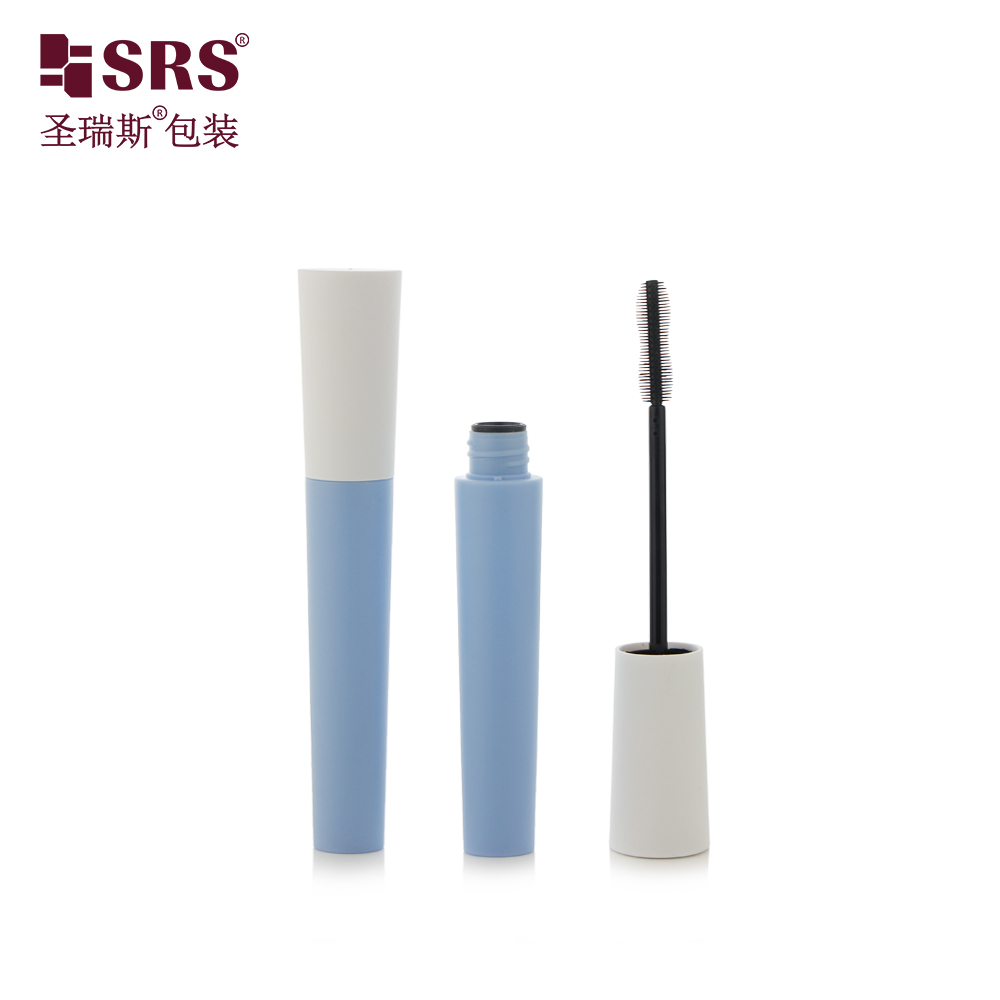 Unique Shape 12ML Contrast Color Empty Mascara Tube Mascara Wand Tube With Fiber Long Lasting Volume