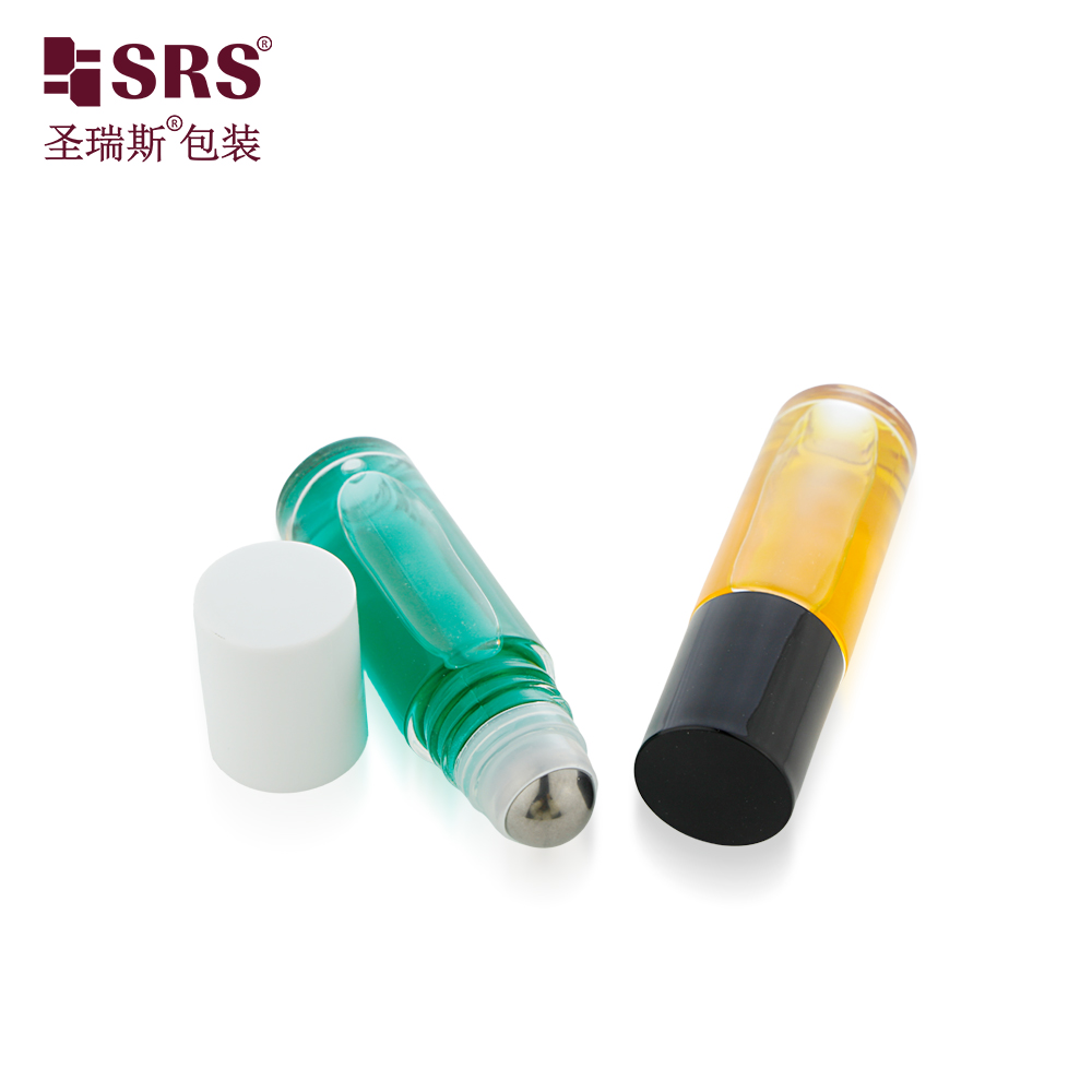 Wholesale 30ml 50ml Transparent Essential Oil Roller Bottle Round 1oz Roll on Glass Bottles