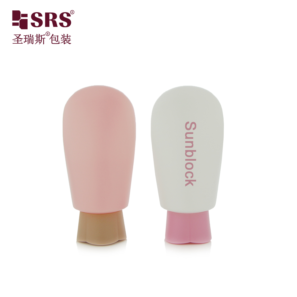 Plastic Bb Cream Bottle Sunscreen Plastic Bottle 50ml Empty Squeeze Bottle 