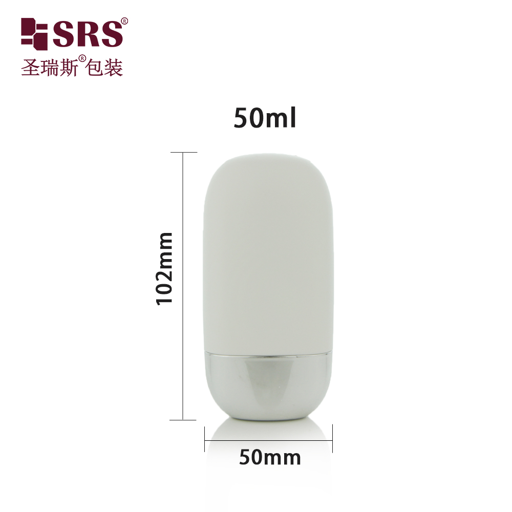 Hot Sale Customised 50ml New Sunscreen Bottle Hand Cream Bottle Portable Plastic Bottles for Lotion
