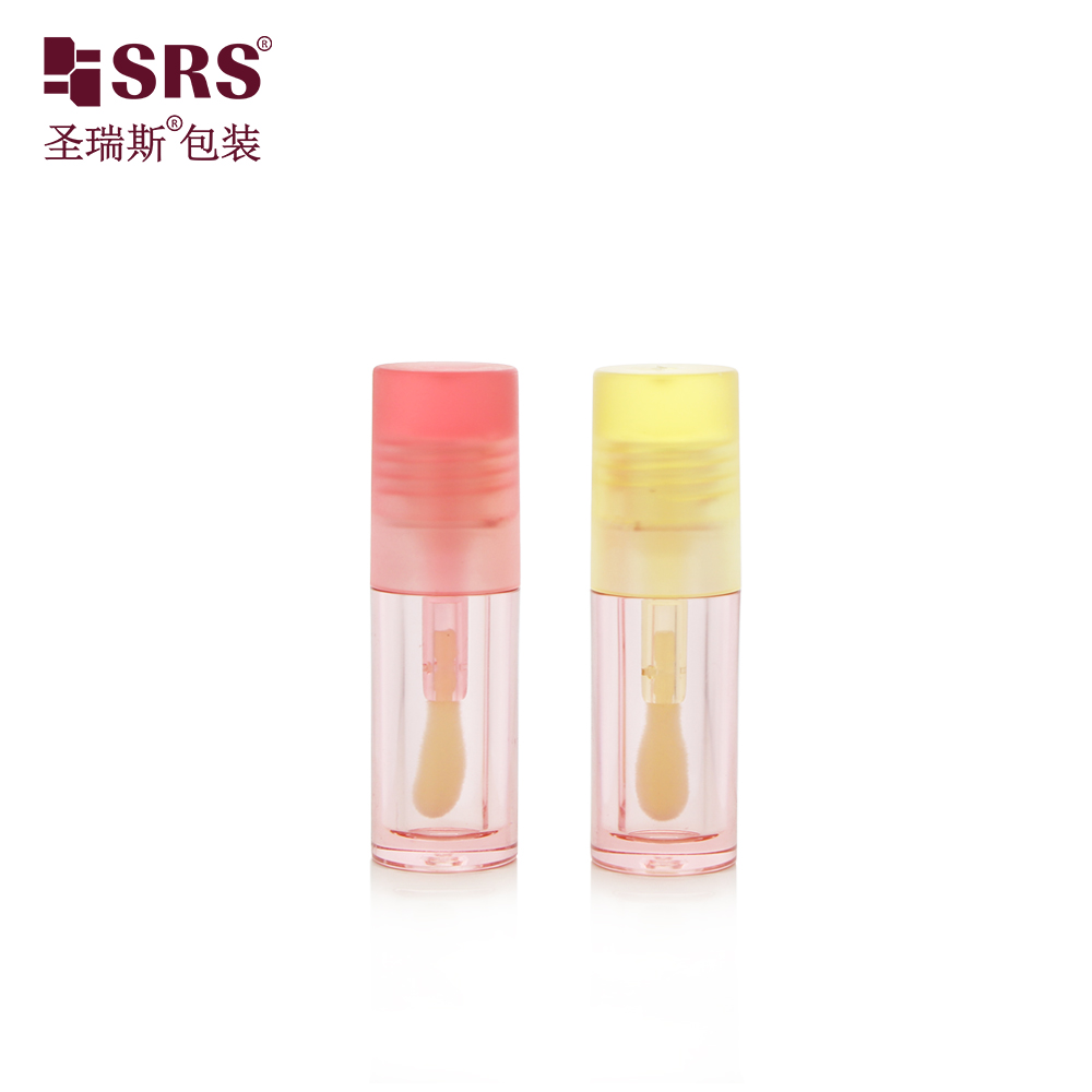 Printing logo Lipgloss Packaging Custom Transparent Colorful Lip Gloss Tubes