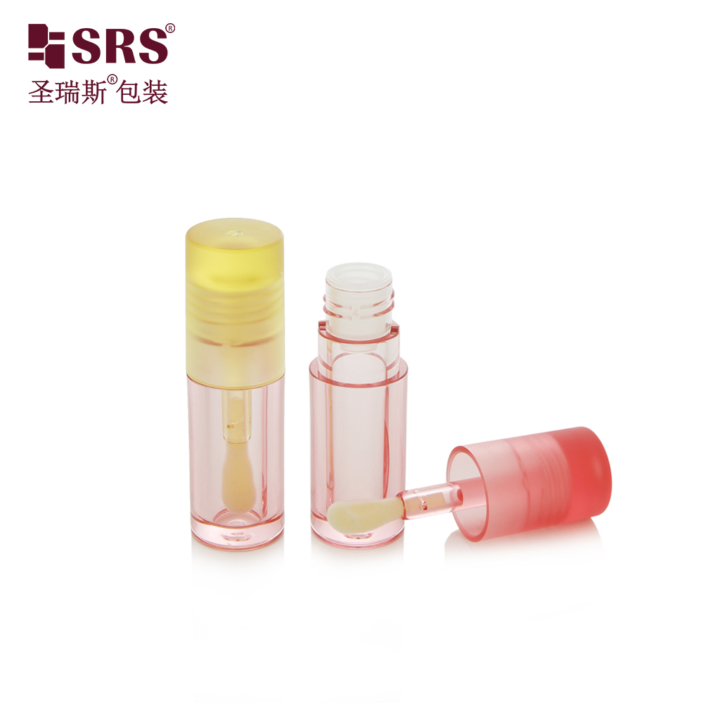 Printing logo Lipgloss Packaging Custom Transparent Colorful Lip Gloss Tubes