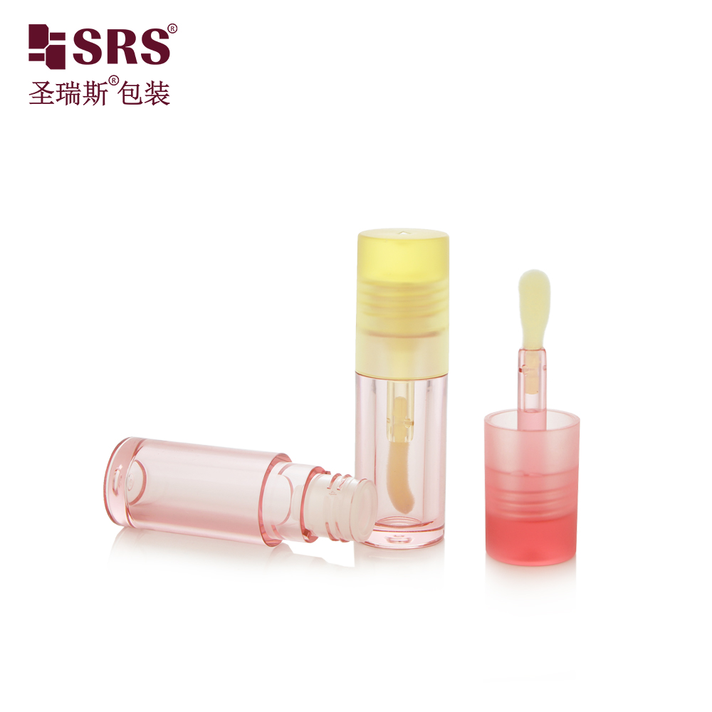 Printing logo Lipgloss Packaging Custom Transparent Colorful Lip Gloss Tubes