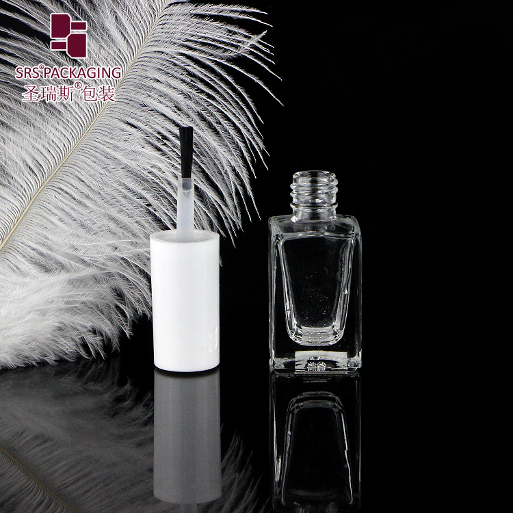 Wholesale Pretty empty different kinds of clear 8ml empty glass bottle of nail polish 