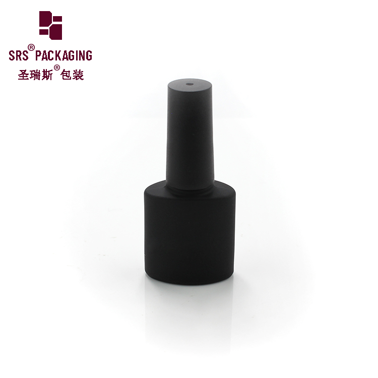 6ml Makeup Glass Wholesale Customize Empty Paint Black Nail Polish Bottle