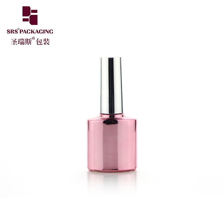10ML OEM ODM UV Pink Gel Nail Polish Cosmetic Glass Bottle