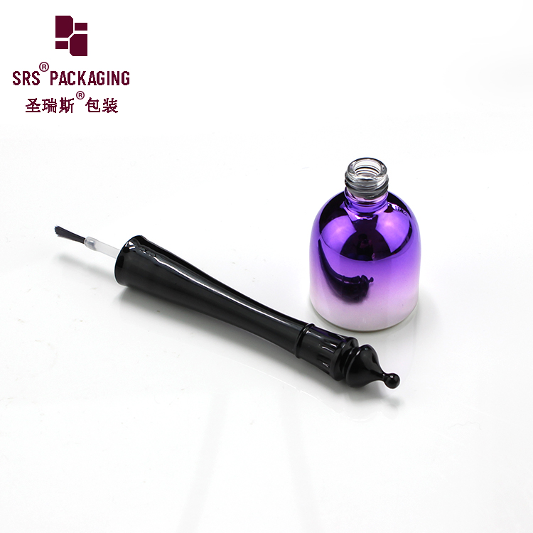 Hot Selling Luxury 12ML Factory Nail Polish Empty Cosmetic Glass Bottle with Lids 