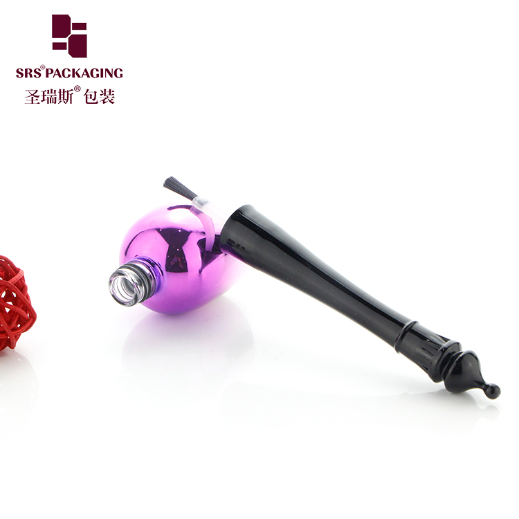 Hot Selling Luxury 12ML Factory Nail Polish Empty Cosmetic Glass Bottle with Lids 