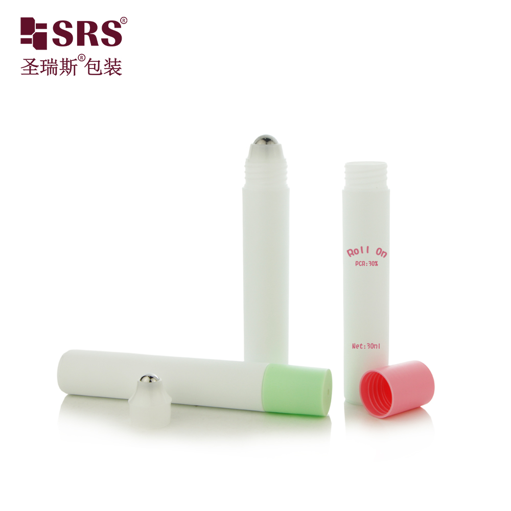 New Long Shape Leak Proof 30ml Empty Deodorant PP Plastic Roll on Bottles 
