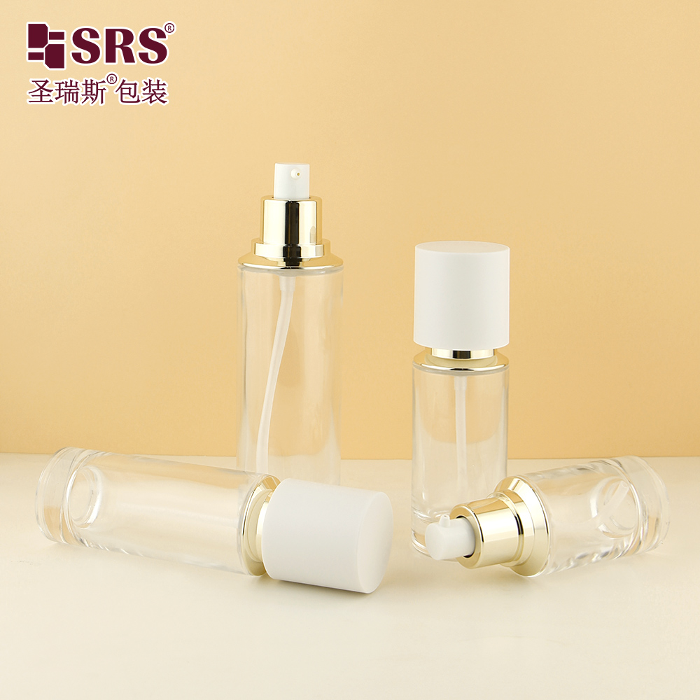 Skincare Product Cream Lotion Cosmetic Container Glass Essential Oil Serum Hair Oil Bottle