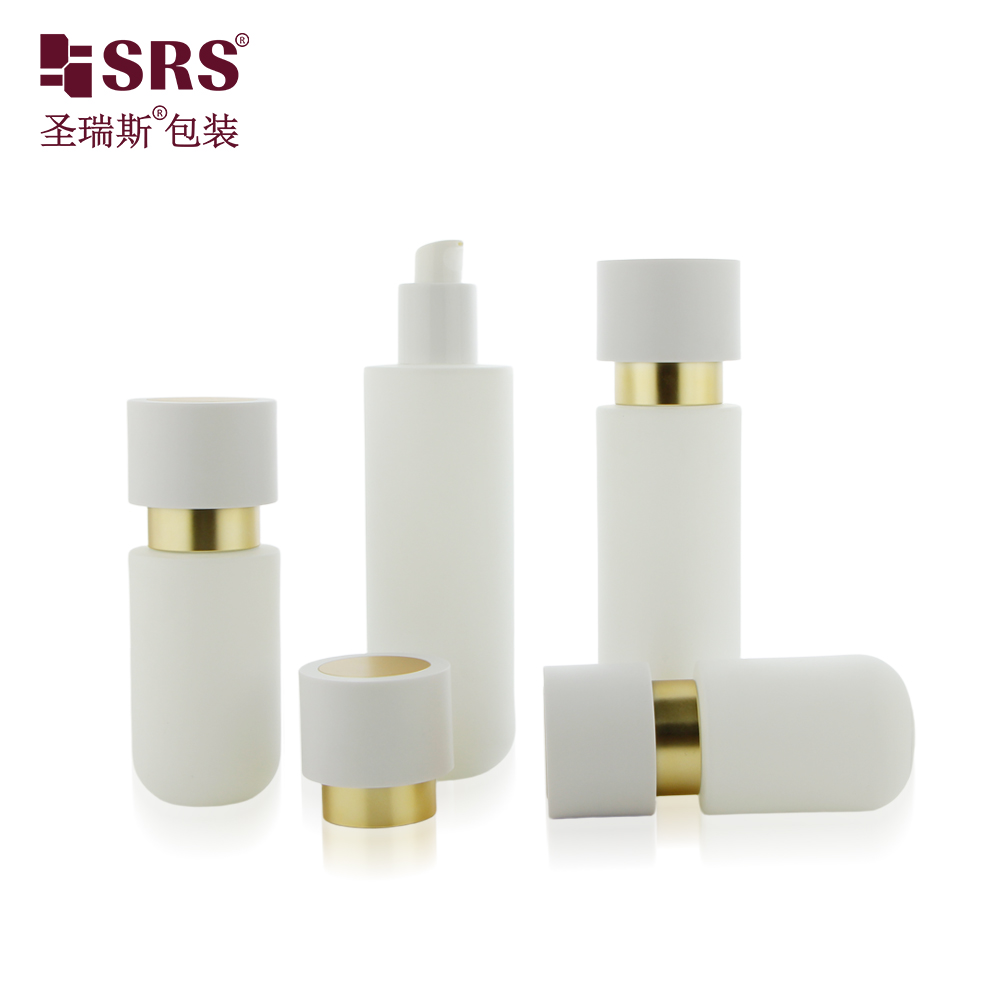 Luxury 30ml 50ml 100ml 120ml Custom Cosmetic Packaging Lotion Face Cream Glass Bottles