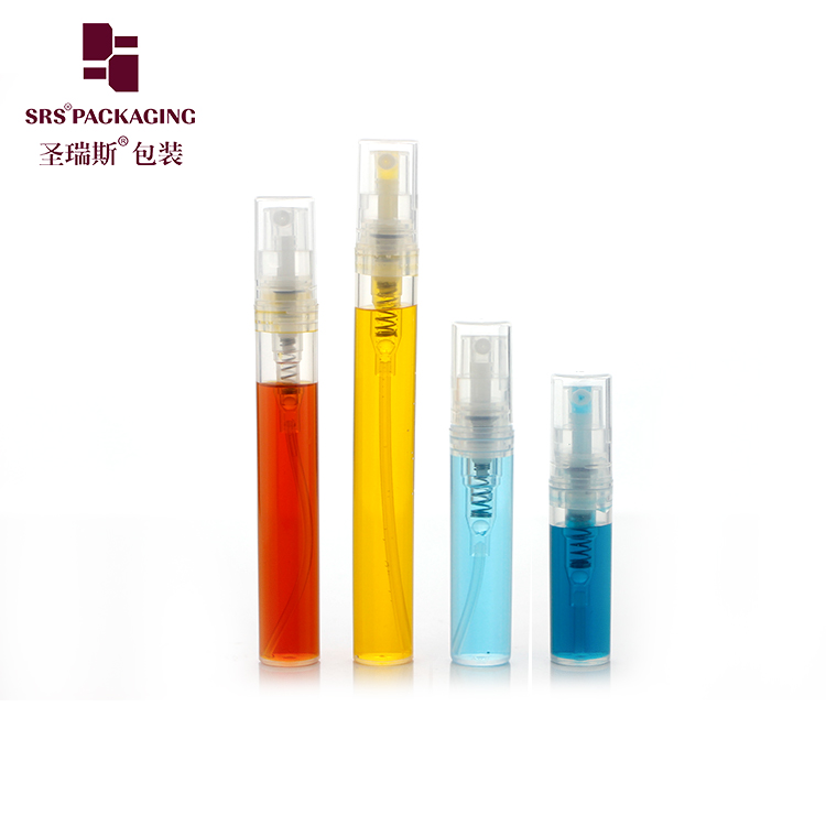 Hot Sale Fast delivery travel sample packaging mini capacity 2ml 3ml 4ml 5ml PP 2ml spray bottle with fine mist