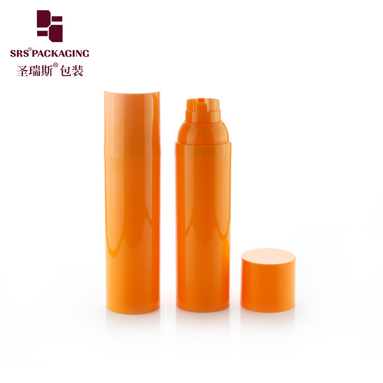 lotion pump bottle Cosmetic Empty Canning Plastic Airless Bottle For Cream