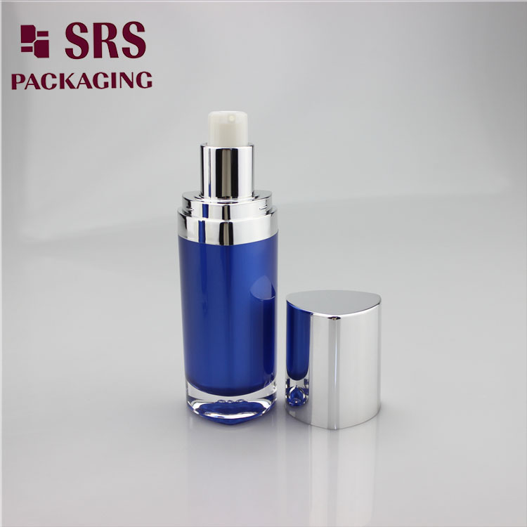 L080 acrylic pump lotion triangle bottle for personal care and cosmetic use