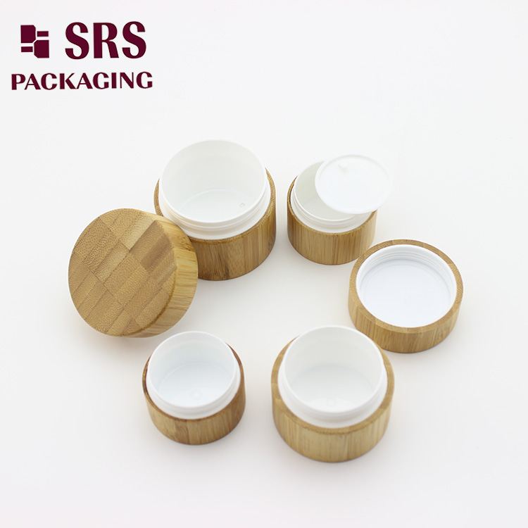 15g 20g 30g 50g cosmetic bamboo empty cream jar