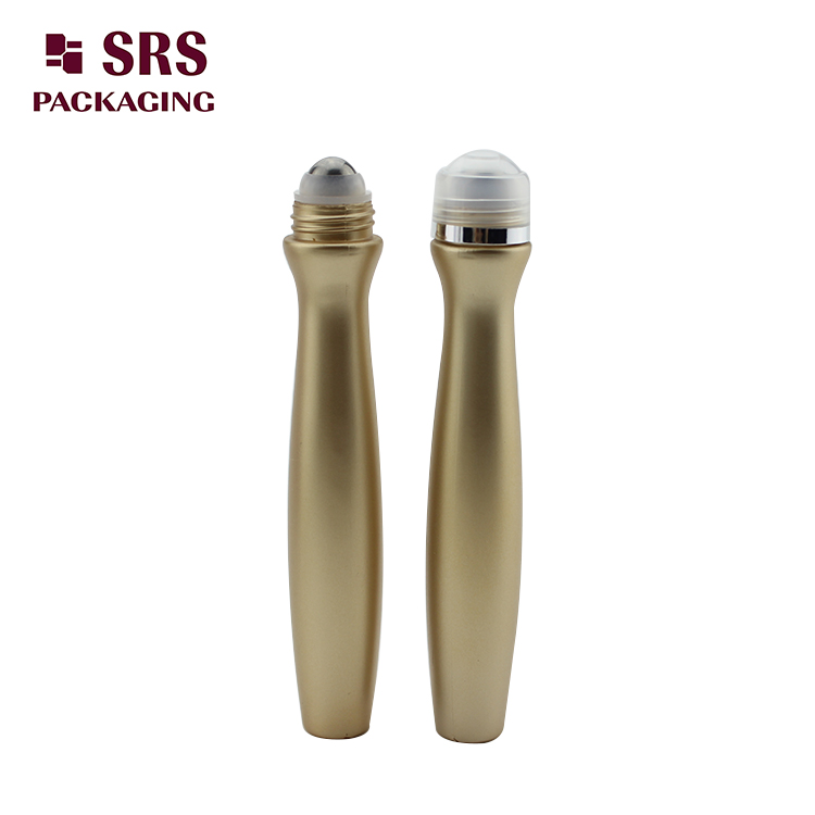 SRS8447 special shape 15ml PETG roller eye gel bottle 100pcs