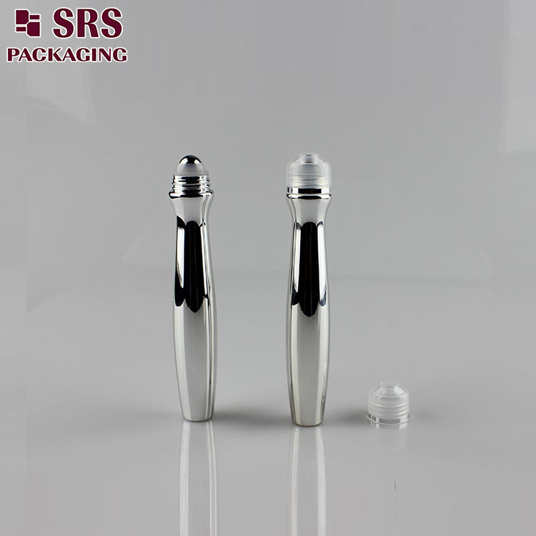 SRS8447 special shape 15ml PETG roller eye gel bottle 100pcs