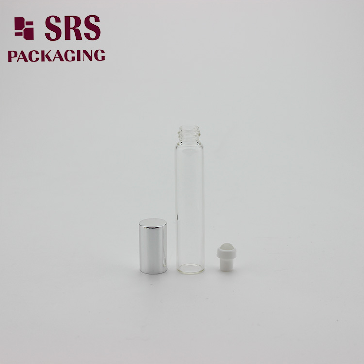 100pcs BLP-8ml empty transparent glass roller bottle small order