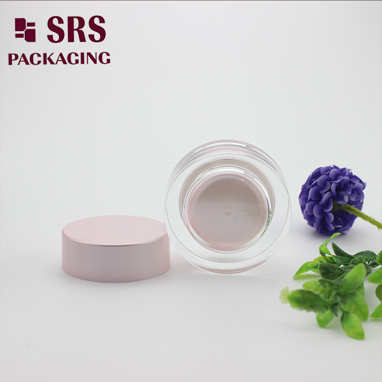 J0211B round acrylic cream jar eco-friendly_SRS PACKAGING