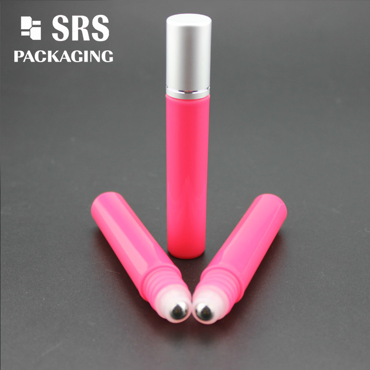 SRS PP Red Color 15ml Perfume Roll on Bottle empty