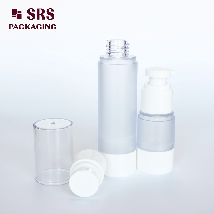 A027 SRS Packaging Empty Plastic Airless Lotion Bottle