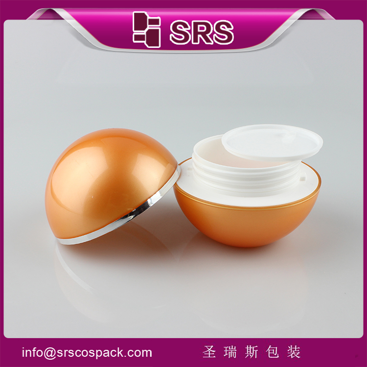 J015 SRS empty acrylic cosmetic 50g cream jar with lid