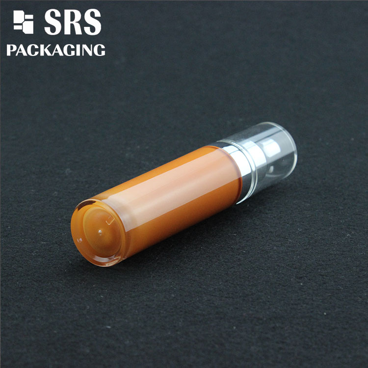 L023 SRS Cosmetic High Quality Orange Color 50ml Acrylic Skin Care Bottle