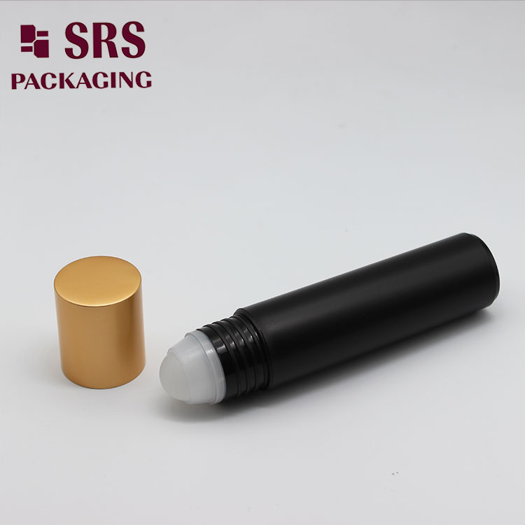 SRS Injection Black Plastic Hair Serum Massage 30ml Roller Bottle