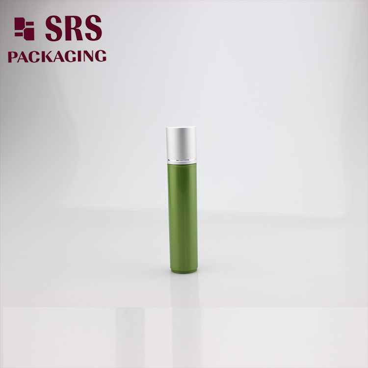 cylinder empty 35ml roll ball bottle with steel roller