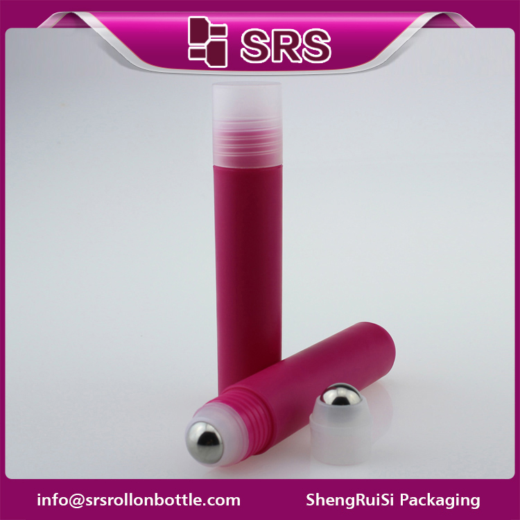 round plastic roll on 35ml bottle with PP clear cap