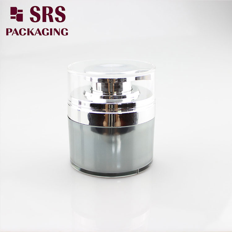 Download A103 30ml 50ml 70ml plastic airless acrylic cosmetic packaging cream jar_SRS PACKAGING