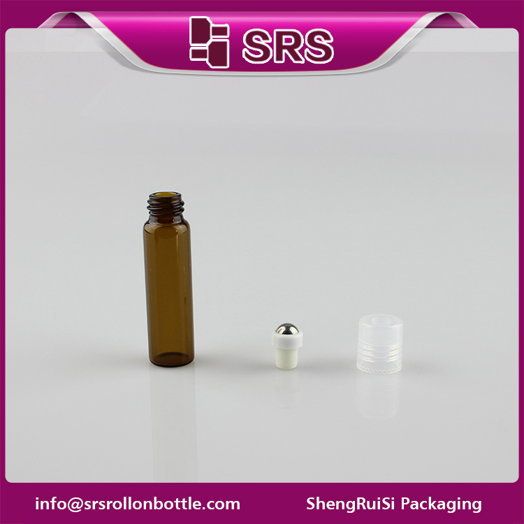 5ml glass roll on bottle for essential oil professional design no leaked