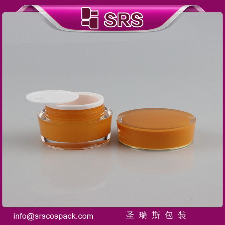J030 cone shape acrylic jar for facial cream
