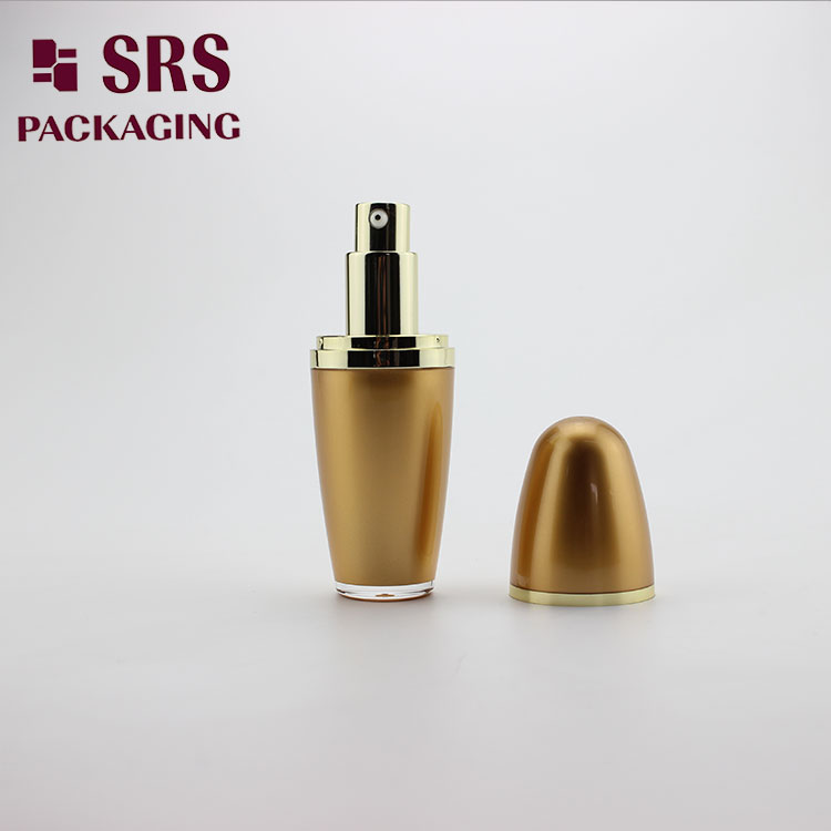L010 high quality acrylic skin care lotion plastic bottle with cap