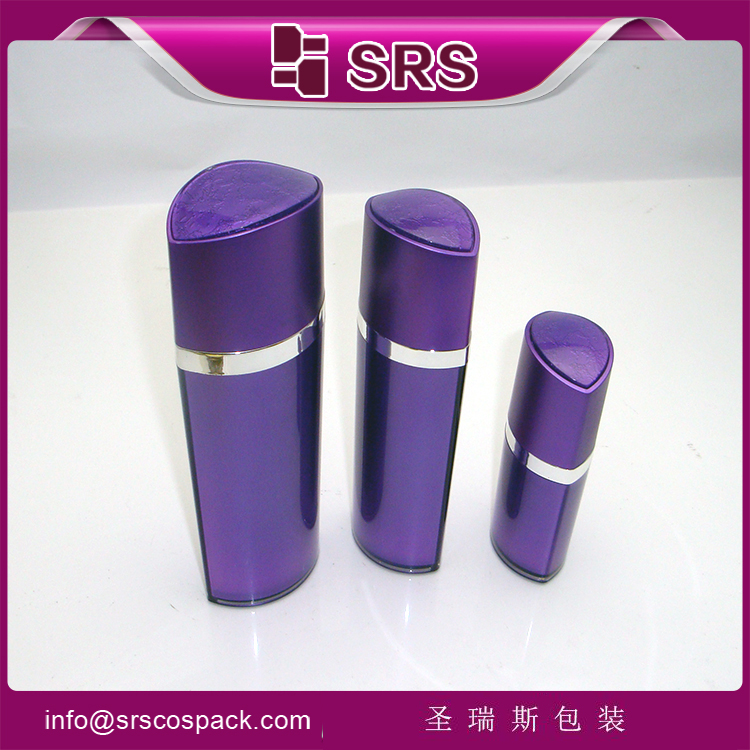 L104 cosmetic eye shape 30ml 60ml 100ml 120ml acrylic lotion bottle 