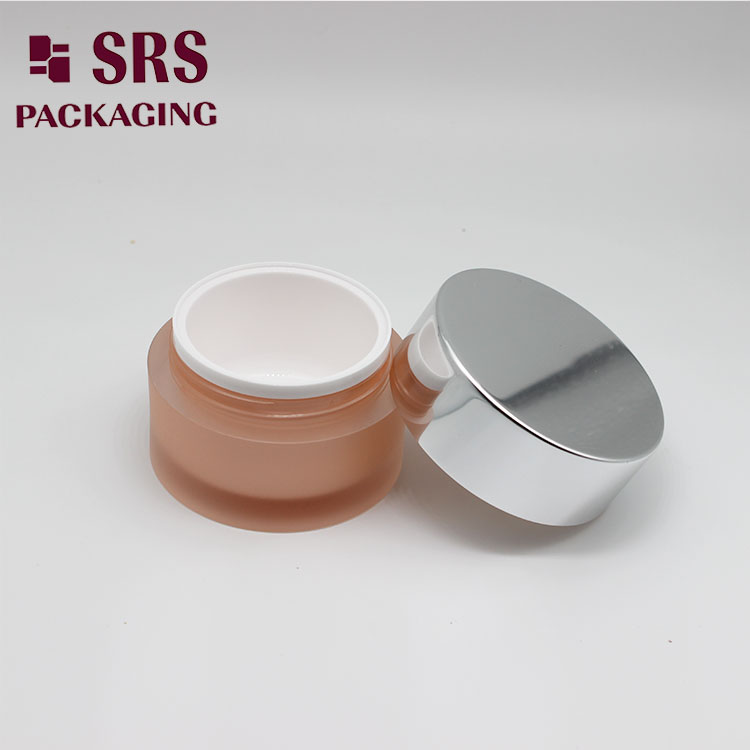 J022 orange Round 50g Skincare Face Cream Jar with ...