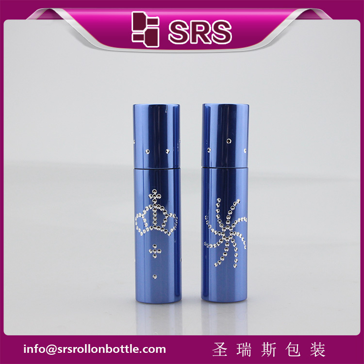 SRS Packaging 5ml Perfume Roller Bottle with Aluminum Plastic Bottle