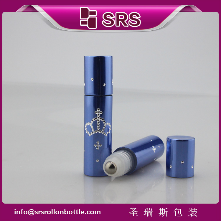 SRS Packaging 5ml Perfume Roller Bottle with Aluminum Plastic Bottle